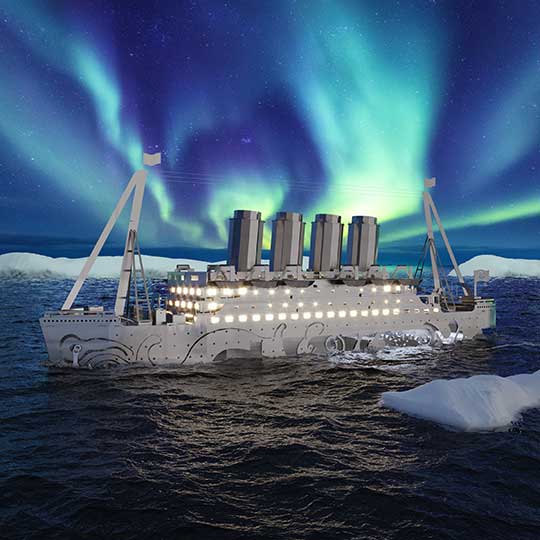 LOST AT SEA OCEAN SHIP TITANIC